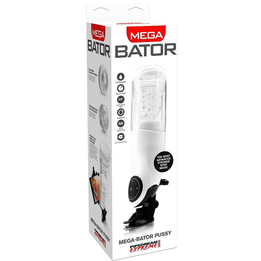 PDX Mega-Bator USB Vagina-Masturbator Weiß 12 x 4 cm