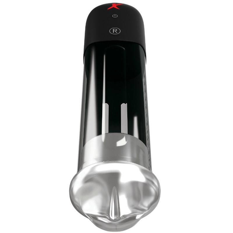 Fetish Fantasy Suck N' Stroke Head Pump: Eichelpumpe, schwarz/transparent