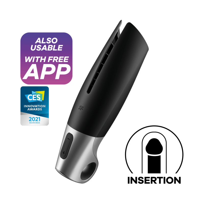 Masturbator Satisfyer Power mit App Schwarz