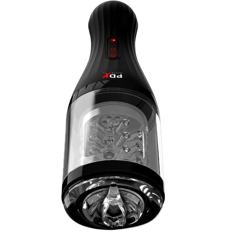 Masturbator PDX Elite Talk Dirty Rotobator mit Ton Schwarz 24,1 cm
